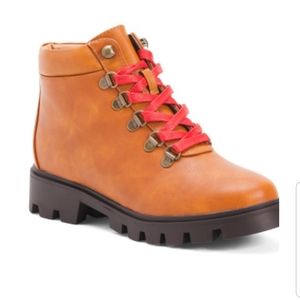 Lust for Life Hiker Booties in Cognac